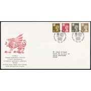 Gran Bretaña 1718/29 (de la serie) 1993 SPD FDC Serie Reina Isabel II Gales  Sobre primer día Philatelic Bureau