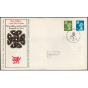 Gran Bretaña 774/79 (de la serie) 1976 SPD FDC Serie Reina Isabel II Gales  Sobre primer día Philatelic Bureau