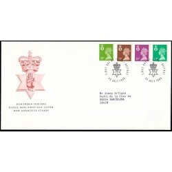 Gran Bretaña 1893/04 (de la serie) 1996 SPD FDC Serie Reina Isabel II Sobre primer día Belfast Gran Bretaña 1893/04 (de la serie) 1996 SPD FDC Serie Reina Isabel II Sobre primer día Belfast