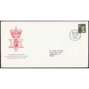 Gran Bretaña 1254 1987 SPD FDC Serie Reina Isabel II Irlanda del Norte Sobre primer día Philatelic Bureau