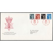Gran Bretaña 1422/33 (de la serie) 1989 SPD FDC Serie Reina Isabel II Irlanda del Norte Sobre primer día Belfast