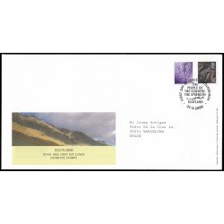Gran Bretaña 3129/36 (de la serie) 2009 SPD FDC Serie Regional Escocia Sobre primer día Edinburgh Gran Bretaña 3129/36 (de la serie) 2009 SPD FDC Serie Regional Escocia Sobre primer día Edinburgh