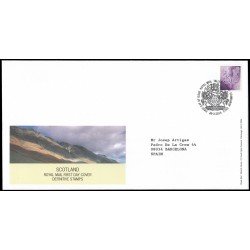 Gran Bretaña 3991 2014 SPD FDC Serie Regional Escocia Sobre primer día Tallents
