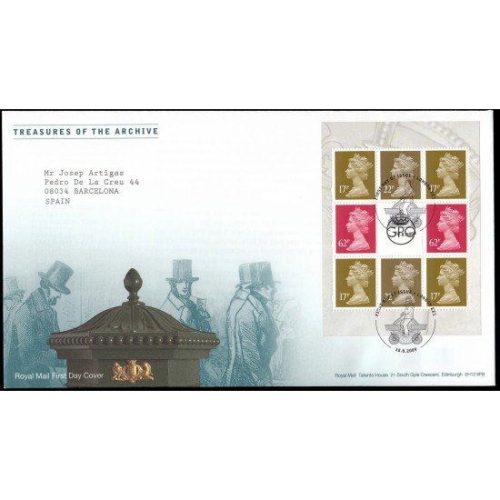 Gran Bretaña C3172 2009 SPD FDC HB de Carné Prestigio Sobre primer día Londres Gran Bretaña C3172 2009 SPD FDC HB de Carné Prestigio Sobre primer día Londres