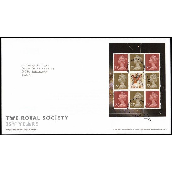 Gran Bretaña C3271 2010 SPD FDC HB de Carné Prestigio Sobre primer día Londres Gran Bretaña C3271 2010 SPD FDC HB de Carné Prestigio Sobre primer día Londres