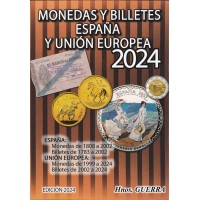 Catálogo Hnos. Guerra Monedas y Billetes España y Unión Europea Ed. 2024