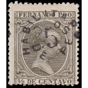 Fernando Poo 31 1896/00 Alfonso XIII MNH
