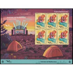 España Pliego Premium 138 2023 Euromed Festivales del Mediterráneo MNH España Pliego Premium 138 2023 Euromed Festivales del Mediterráneo MNH