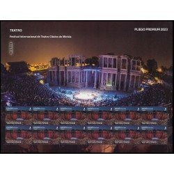 España Pliego Premium 139 2023 Teatro Festival Internacional de Teatro Clásico de Mérida MNH Tarifa A España Pliego Premium 139 2023 Teatro Festival Internacional de Teatro Clásico de Mérida MNH Tarifa A