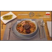 España Spain 5680 2023 Hojita Gastronomía España en 19 platos Cantabria Cocido montañes MNH