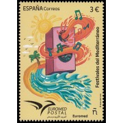 España Spain 5676 2023 Euromed Festivales del Mediterráneo MNH