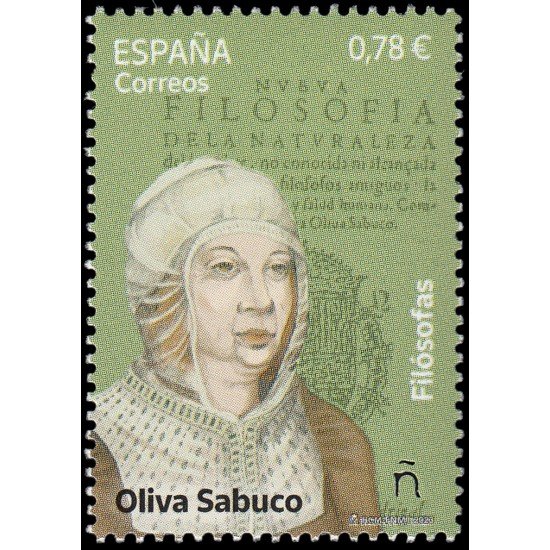 España Spain 5671 2023 Filósofas Oliva Sabuco MNH España Spain 5671 2023 Filósofas Oliva Sabuco MNH