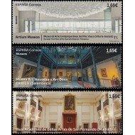 España Spain 5668/70 2023 Museos Vitoria Salamanca Madrid MNH