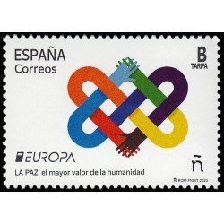 España Spain 5659 2023 Europa La paz el mayor valor de la humanidad MNH Tarifa B España Spain 5659 2023 Europa La paz el mayor valor de la humanidad MNH Tarifa B