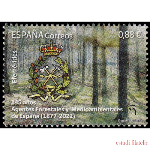 España Spain 5657 2023 Efemérides Agentes Forestales y Medioambientales de España MNH