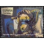 España Spain 5654 2023 Pintura Mural El amor nuevo Jorge Gay MNH