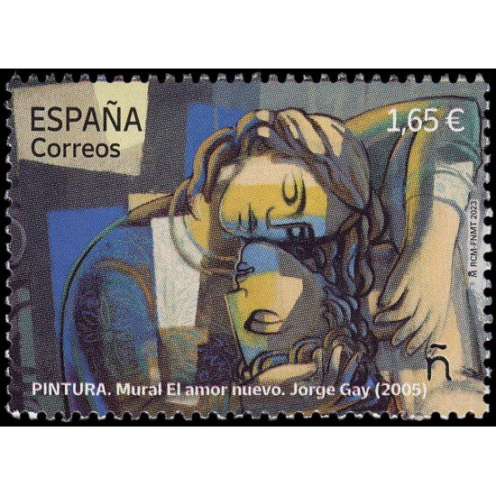 España Spain 5654 2023 Pintura Mural El amor nuevo Jorge Gay MNH España Spain 5654 2023 Pintura Mural El amor nuevo Jorge Gay MNH