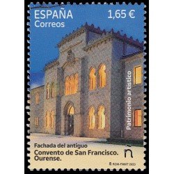 España Spain 5649 2023 Patrimonio artístico Fachada Convento de San Francisco Ourense MNH España Spain 5649 2023 Patrimonio artístico Fachada Convento de San Francisco Ourense MNH