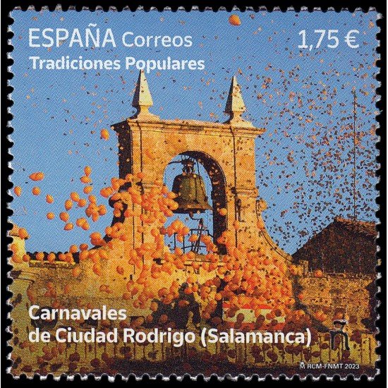 España Spain 5640 2023 Tradiciones populares Carnavales de Ciudad Rodrigo Salamanca MNH España Spain 5640 2023 Tradiciones populares Carnavales de Ciudad Rodrigo Salamanca MNH