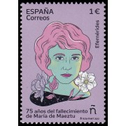 España Spain 5639 2023 Efemérides 75 aniv. fallecimiento de María de Maeztu MNH