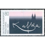 Alemania Federal  Germany  Nº 1010   1983 100º Aniv. de Kafka Lujo