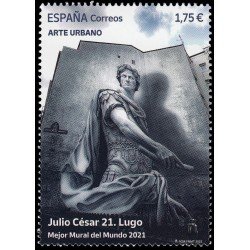 España Spain 5637 2023 Arte urbano Mejor mural del mundo 2021 Lugo MNH España Spain 5637 2023 Arte urbano Mejor mural del mundo 2021 Lugo MNH