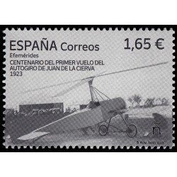 España Spain 5630 2023 Efemérides 100 aniv. primer vuelo del autogiro de Juan de la Cierva MNH España Spain 5630 2023 Efemérides 100 aniv. primer vuelo del autogiro de Juan de la Cierva MNH