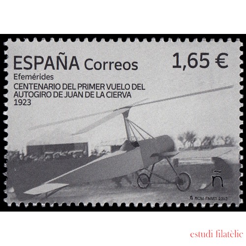 España Spain 5630 2023 Efemérides 100 aniv. primer vuelo del autogiro de Juan de la Cierva MNH