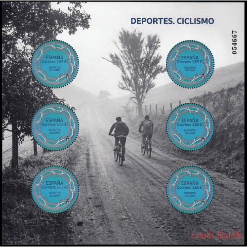 España Spain Minipliego 100 2023 Deportes Ciclismo MNH