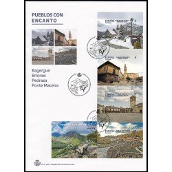 España Spain 5644/47 2023 Pueblos con encanto Tarifa A Bagergue Briones Pedraza Ponte Maceira Autoadhesivos SPD Sobre Primer Día España Spain 5644/47 2023 Pueblos con encanto Tarifa A Bagergue Briones Pedraza Ponte Maceira Autoadhesivos SPD Sobre Primer Día