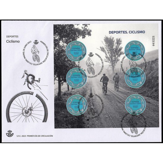 España Spain 5673 2023 Deportes Ciclismo SPD Sobre Primer Día España Spain 5673 2023 Deportes Ciclismo SPD Sobre Primer Día