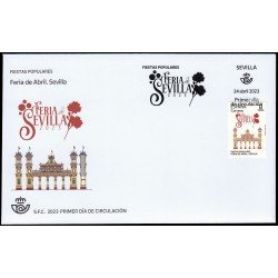 España Spain 5656 2023 Fiestas populares Feria de Abril Sevilla SPD Sobre Primer Día Tarifa B España Spain 5656 2023 Fiestas populares Feria de Abril Sevilla SPD Sobre Primer Día Tarifa B