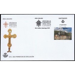 España Spain 5652 2023 Años Jubilares Año Jubilar Lebaniego Cantabria SPD Sobre Primer Día España Spain 5652 2023 Años Jubilares Año Jubilar Lebaniego Cantabria SPD Sobre Primer Día