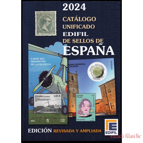 Catálogo Unificado Edifil Sellos de España Ed. 2024