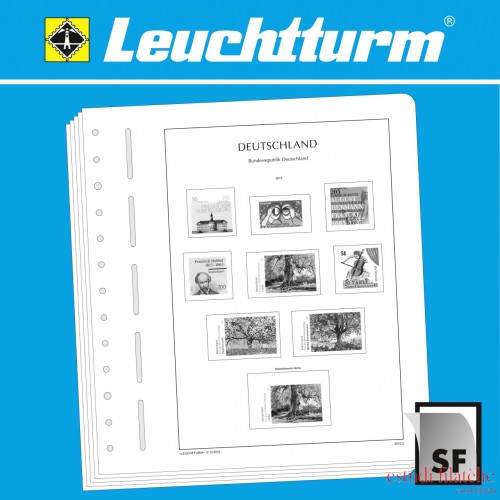Leuchtturm 362912 Suplemento-SF Francia Sellos autoadhesivos para clientes comerciales 2019