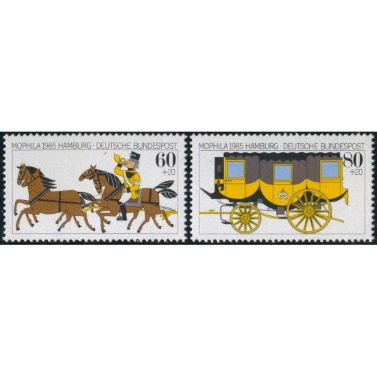 TRA1/S Alemania Federal  Germany  Nº 1087/88  1985 Mophila 85 Lujo