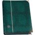 Leuchtturm 341942 Lujosos Clasificador A4 64páginas negra tapa imitación cocodrilo con esq.de dorados verd