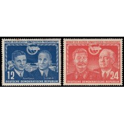 Alemania Oriental 48/49 1951 Mes de la amistad germano-soviética MH Alemania Oriental 48/49 1951 Mes de la amistad germano-soviética MH