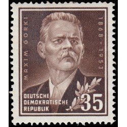 Alemania Oriental 90 1953 85 aniv. del nacimiento del escritor ruso M. Gorki MH Alemania Oriental 90 1953 85 aniv. del nacimiento del escritor ruso M. Gorki MH