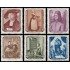 Alemania Oriental 223/28 1955 Cuadros devueltos de la Pinacoteca de Dresde MH