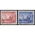 Alemania Oriental 239/40 1956 Feria de primavera de Leipzig MH