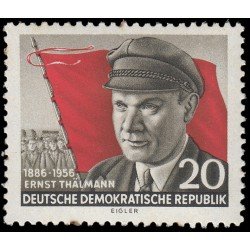 Alemania Oriental 241 1956 70 aniv. de E. Thälmann MH Alemania Oriental 241 1956 70 aniv. de E. Thälmann MH