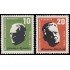Alemania Oriental 331/32 1957 Aniversario de la  muerte de los músicos G. Ramin y H. Abendroth MH