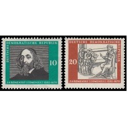 Alemania Oriental 363/64 1958 En honor a J.A. Komensky MNH Alemania Oriental 363/64 1958 En honor a J.A. Komensky MNH