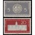 Alemania Oriental 367/68 1958 400 aniv. Universidad de F. Schiller MNH