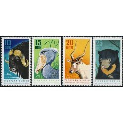 FAU1 Alemania Oriental DDR Nº 1308/11 1970 Jardín zoológico Berlín Lujo FAU1 Alemania Oriental DDR Nº 1308/11 1970 Jardín zoológico Berlín Lujo