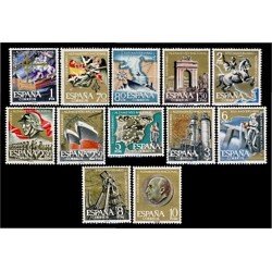 España Spain 1353/64 1961 XXV Aniversario Alzamiento Nacional MNH