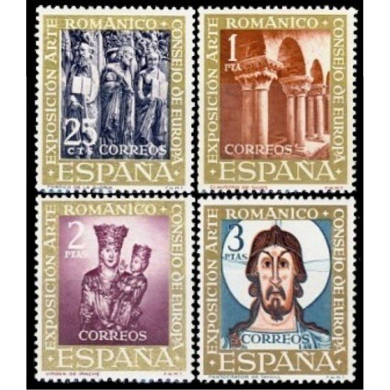 España Spain 1365/68 1961 VII Exposición del Consejo de Europa España Spain 1365/68 1961 VII Exposición del Consejo de Europa