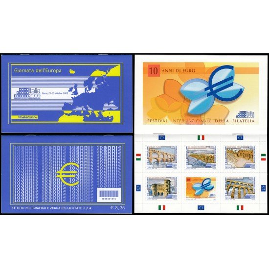 Italia Italy C3109 2009 Carnet Jornada de Europa MNH Italia Italy C3109 2009 Carnet Jornada de Europa MNH