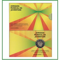 Portugal 2023 Cartera Of Coin Card Moneda 2 € Proof Jornada Juventud Portugal 2023 Cartera Of Coin Card Moneda 2 € Proof Jornada Juventud